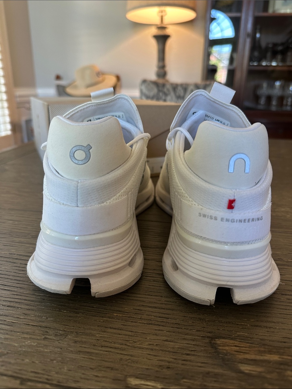 Mens On Cloudnova running sneaker in all white size 10 - Picture 6 of 11